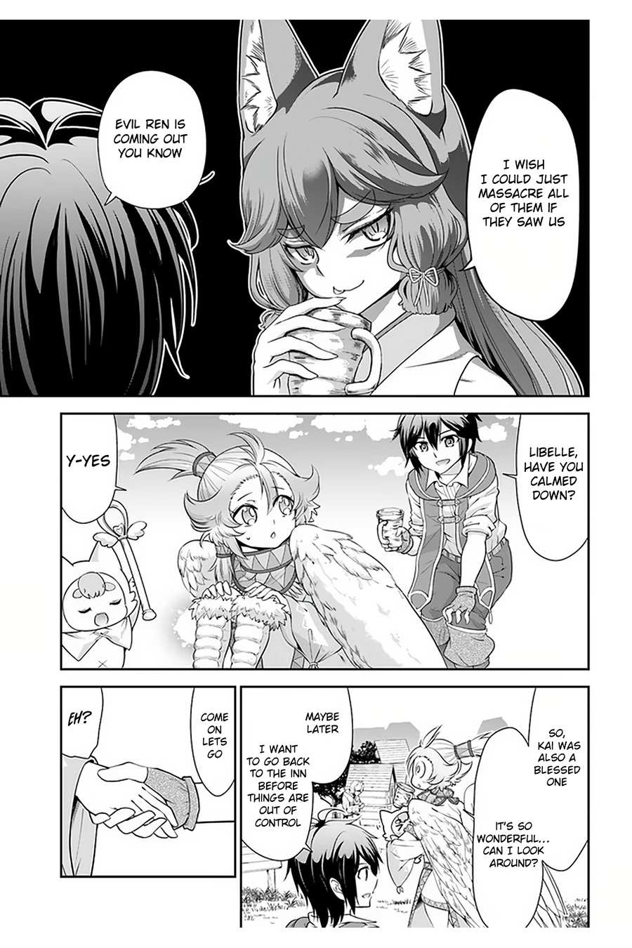 Tenohira Kaitaku Mura de Isekai Kenkokuki: Fueteku Yome-tachi to Nonbiri Mujintou Life Chapter 28 11